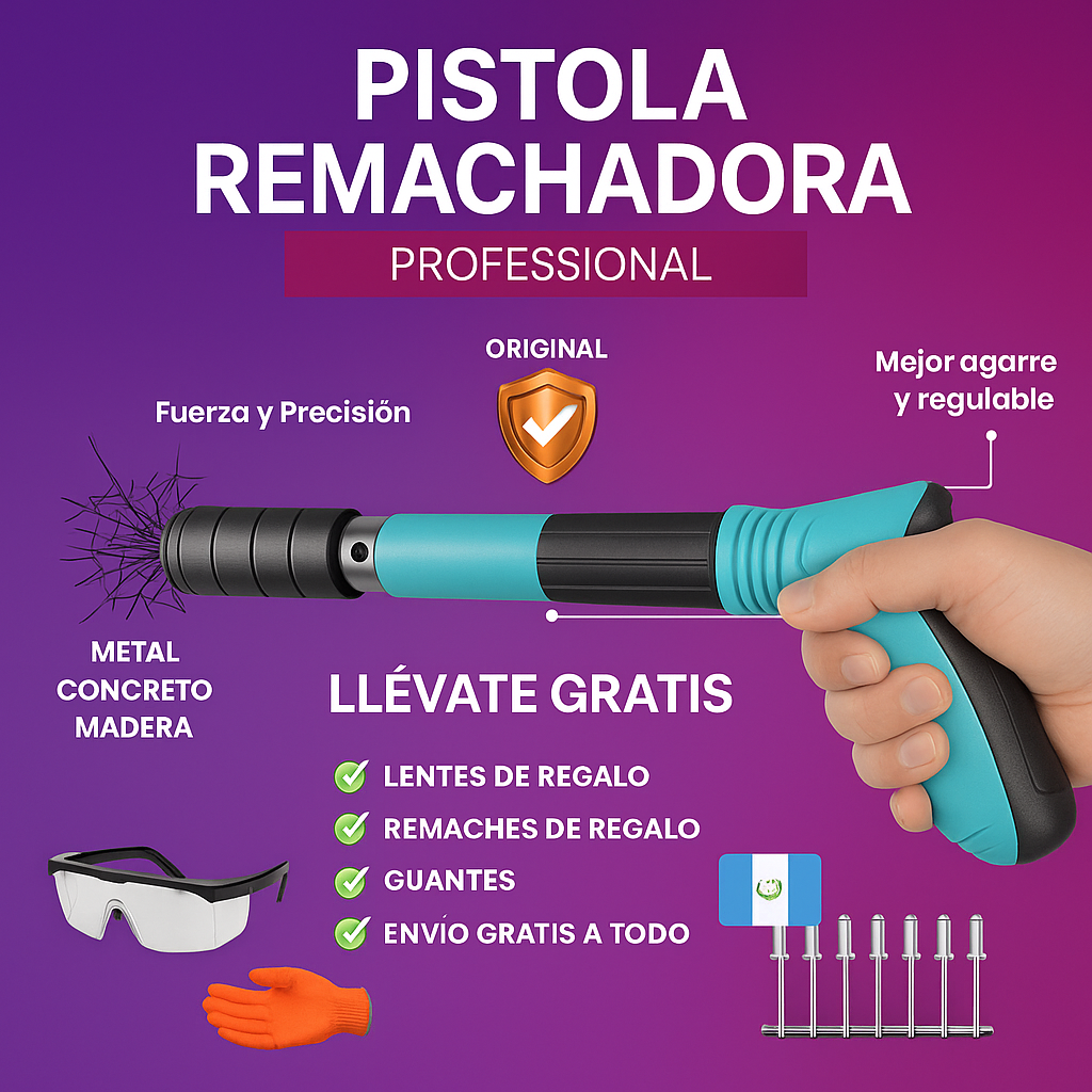 REMACHADORA DE CLAVOS!!! PAGO CONTRA ENTREGA Y ENVIO GRATIS EN GUATEMALA....