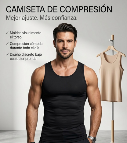 Camisilla de compresion masculina