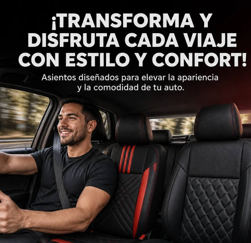 FORROS UNIVERSALES PARA AUTOS JUEGO PARA LOS 5 ASIENTOS