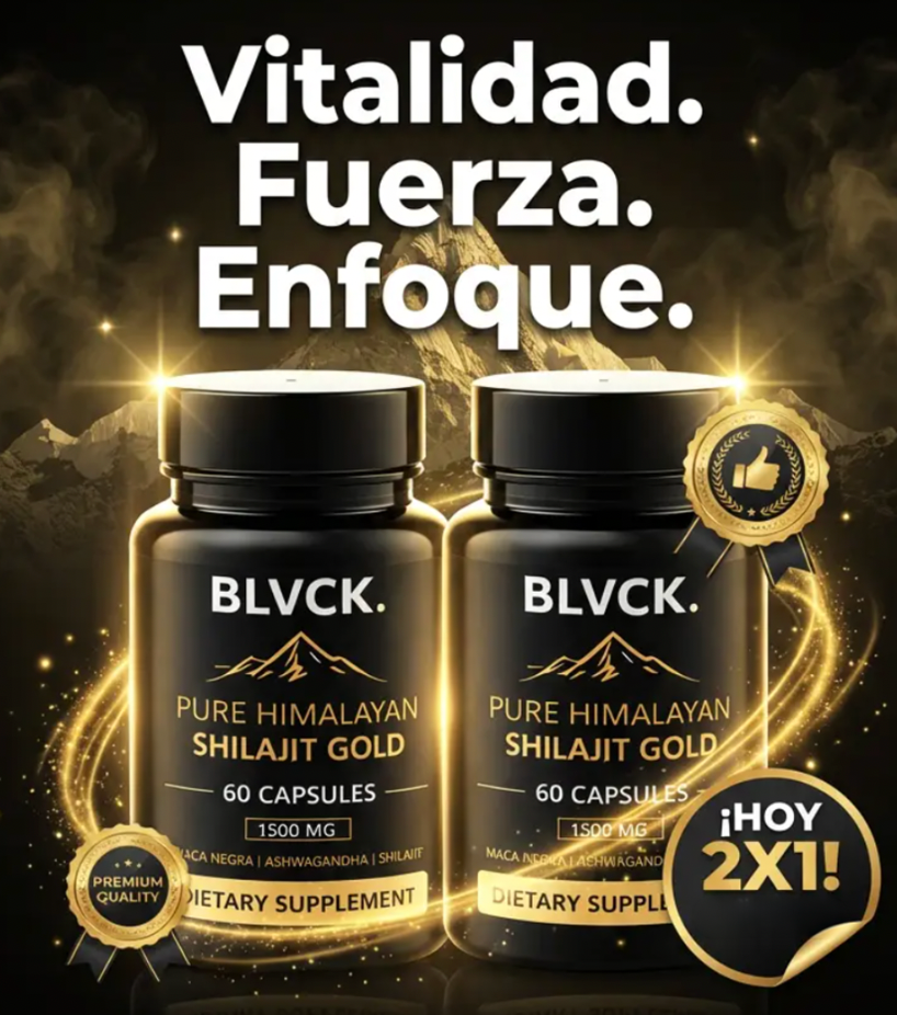(SUPER 2X1) BLVCK PURE SHILAJIT GOLD - 60 CAPS