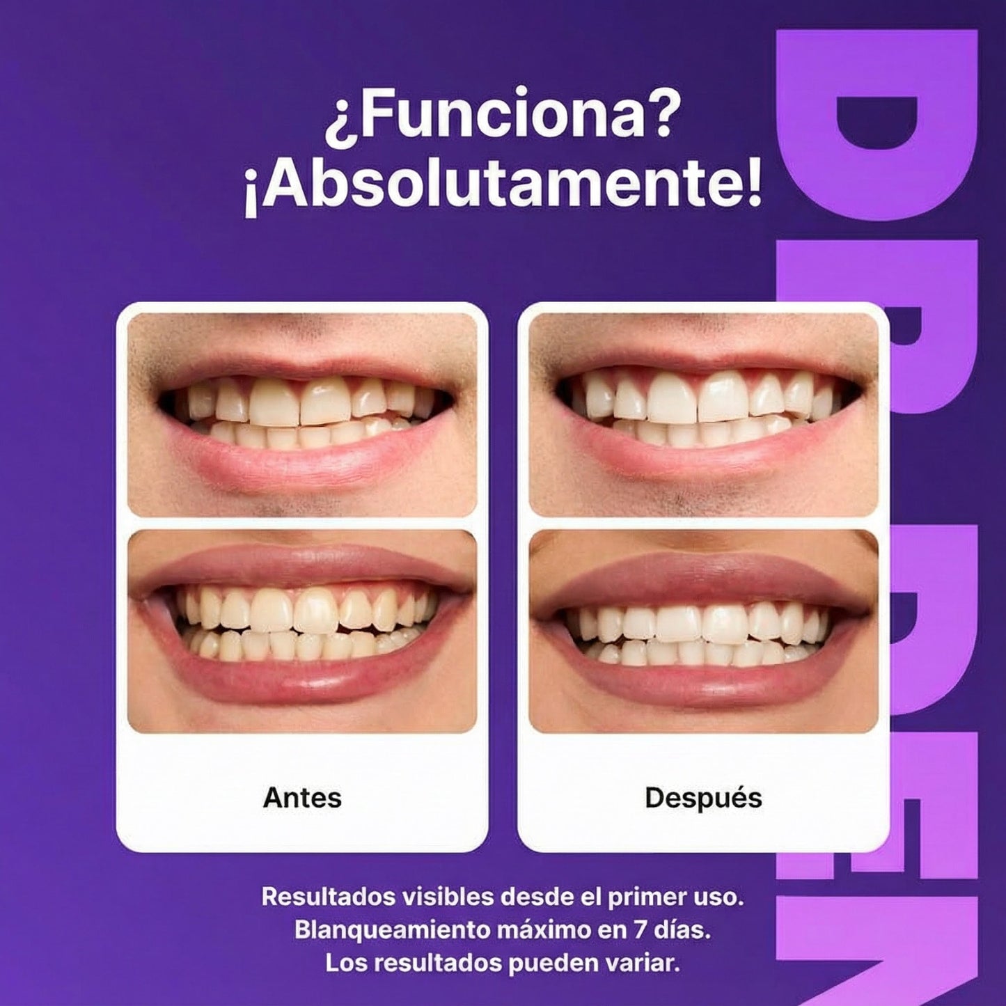 (SUPER 2X1) Tiras Blanqueadoras