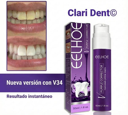 Blanqueador Dental Morado V34 - ClariDent [Efecto instantáneo]